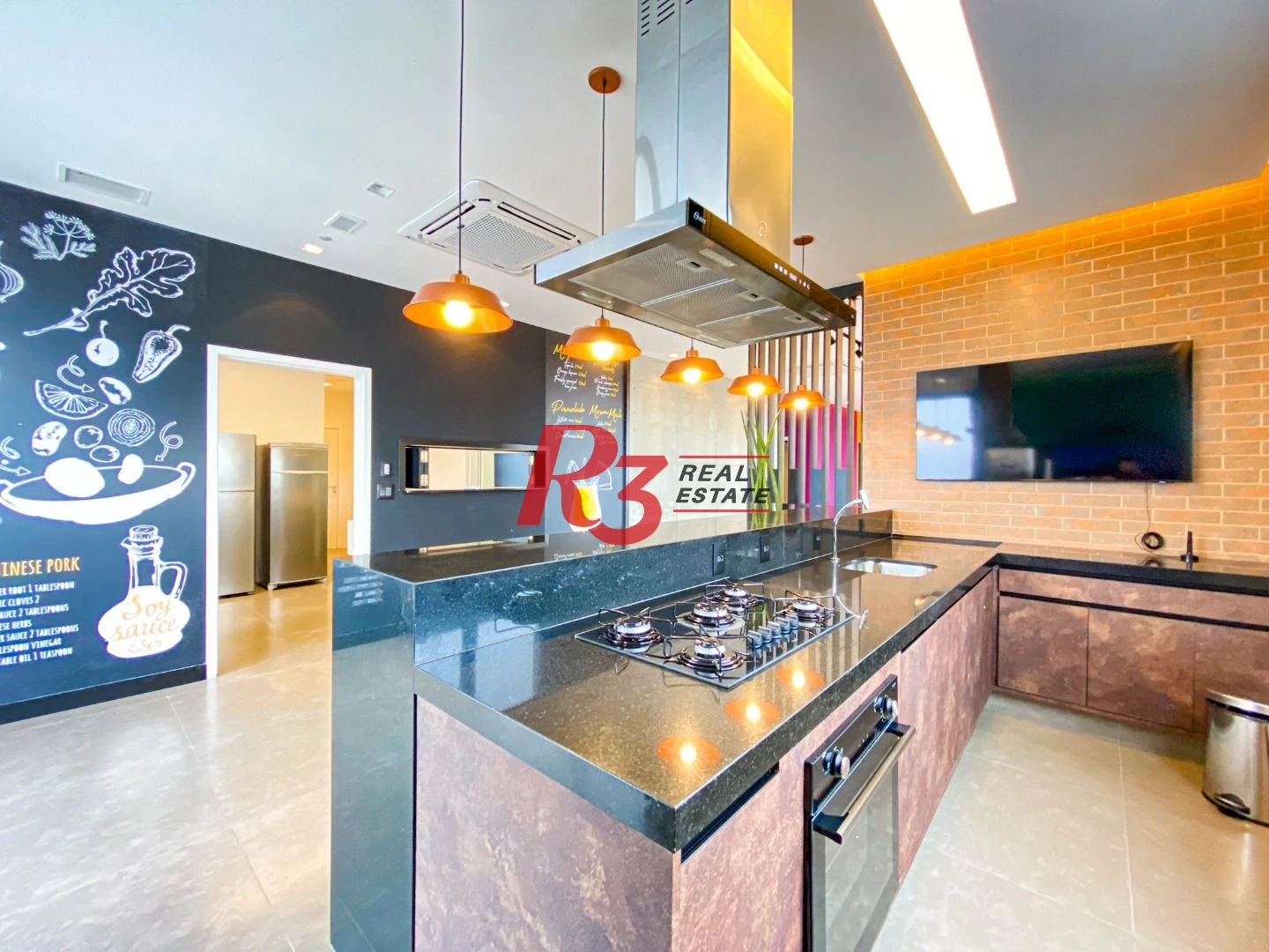 Apartamento com 1 dormitório para alugar, 54 m² por R$ 6.000,02/mês - Boqueirão - Santos/SP