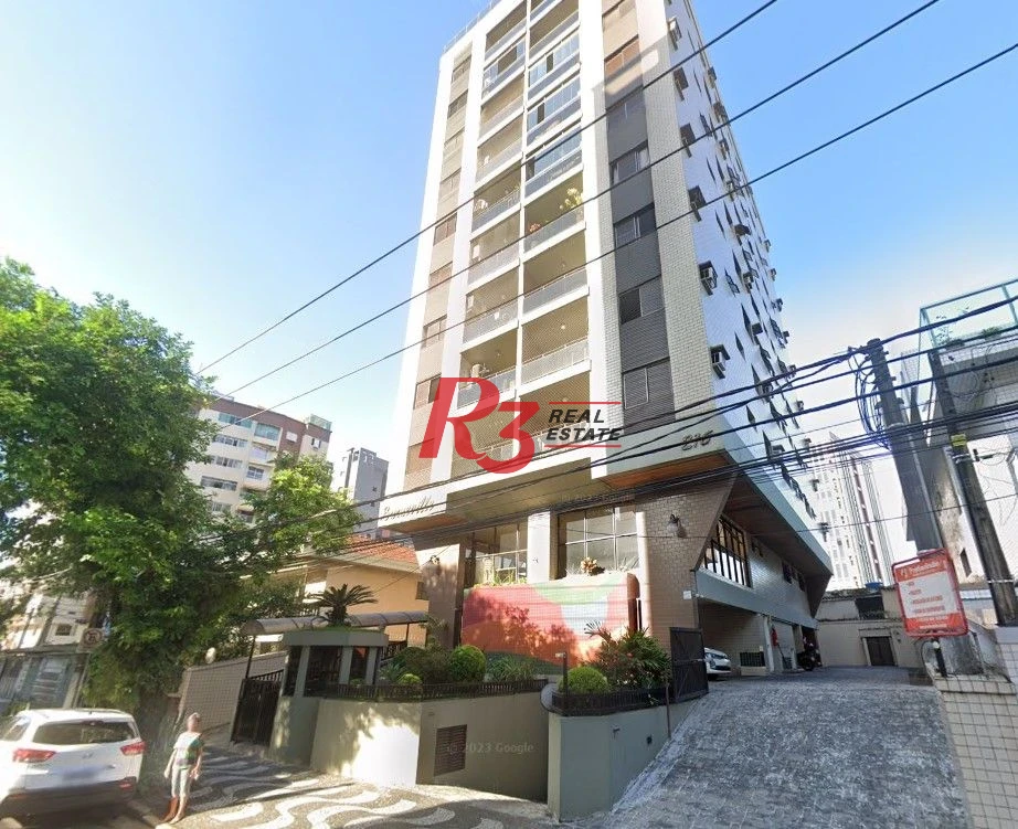 Apartamento para alugar, 55 m² por R$ 3.000,00/mês - Boqueirão - Santos/SP
