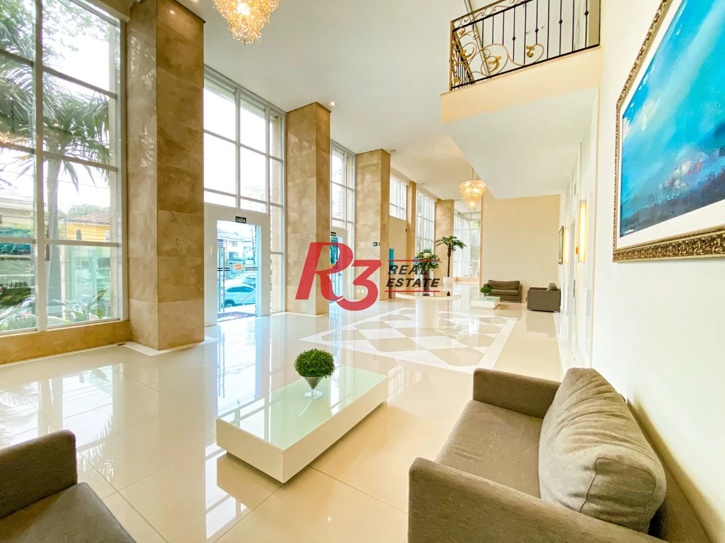 Apartamento com 3 dormitórios para alugar, 165 m² por R$ 21.800,00/mês - Ponta da Praia - Santos/SP