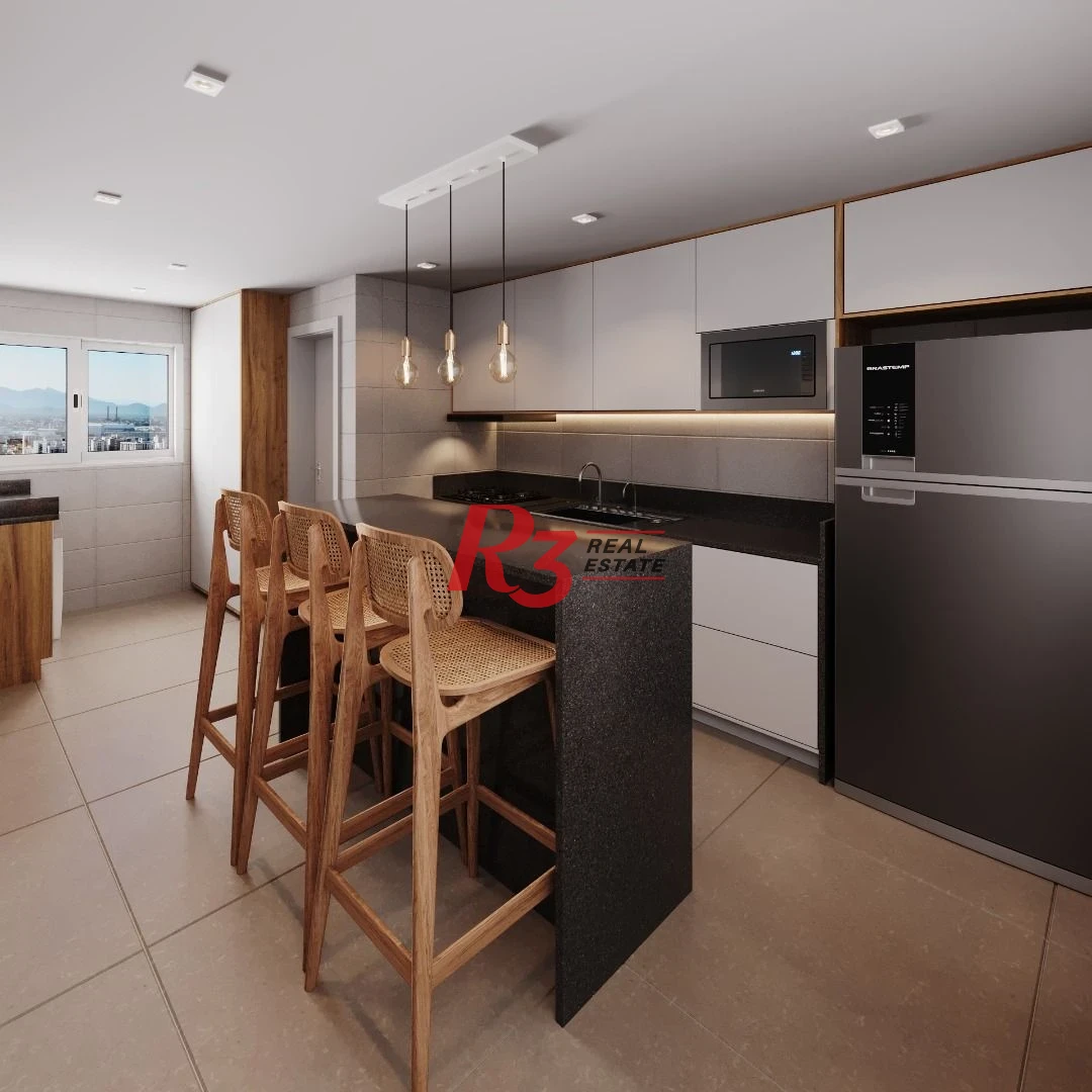 Apartamento BALI com 3 dormitórios à venda, 158 m² por R$ 2.030.000 - Embaré - Santos/SP