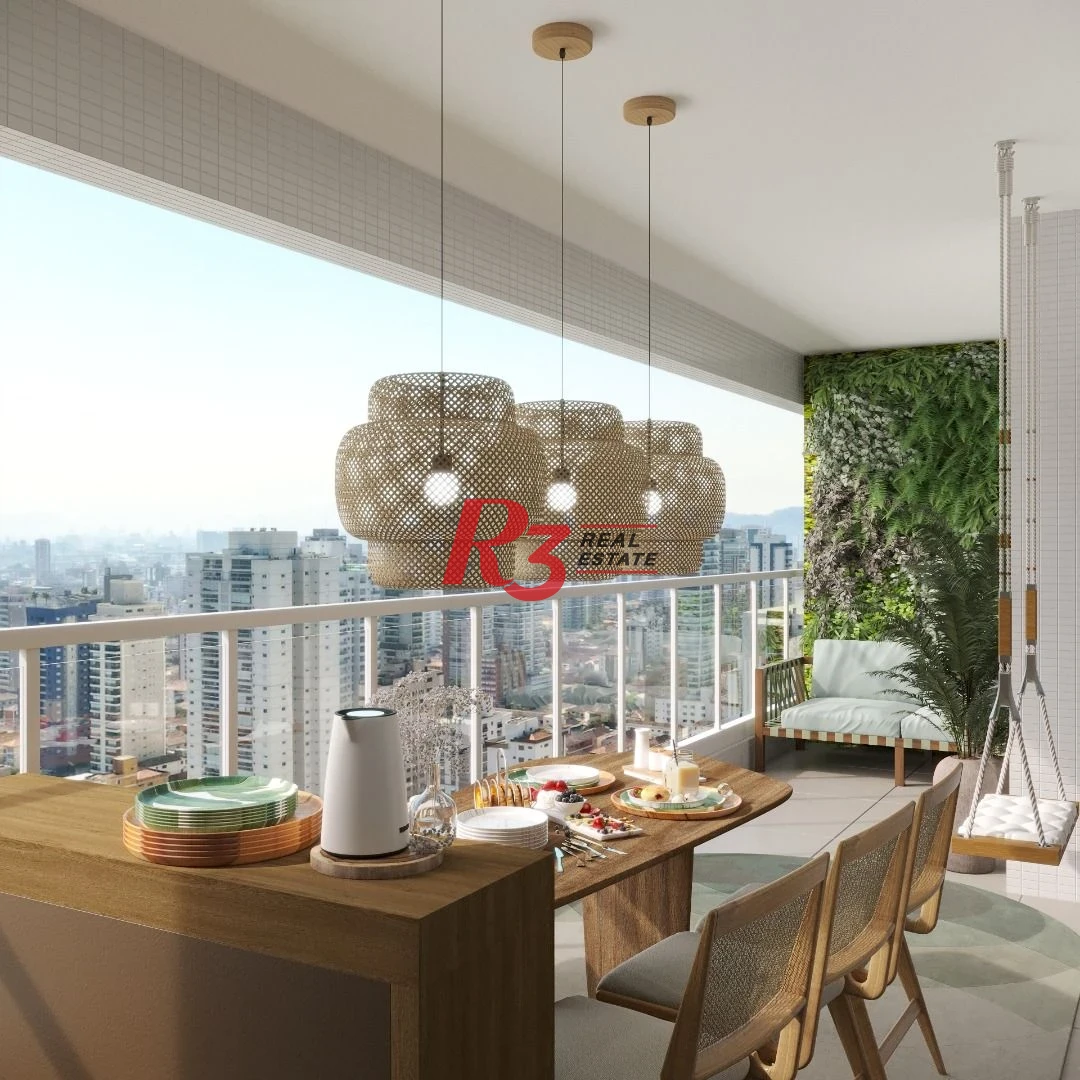 Apartamento BALI com 3 dormitórios à venda, 158 m² por R$ 2.030.000 - Embaré - Santos/SP