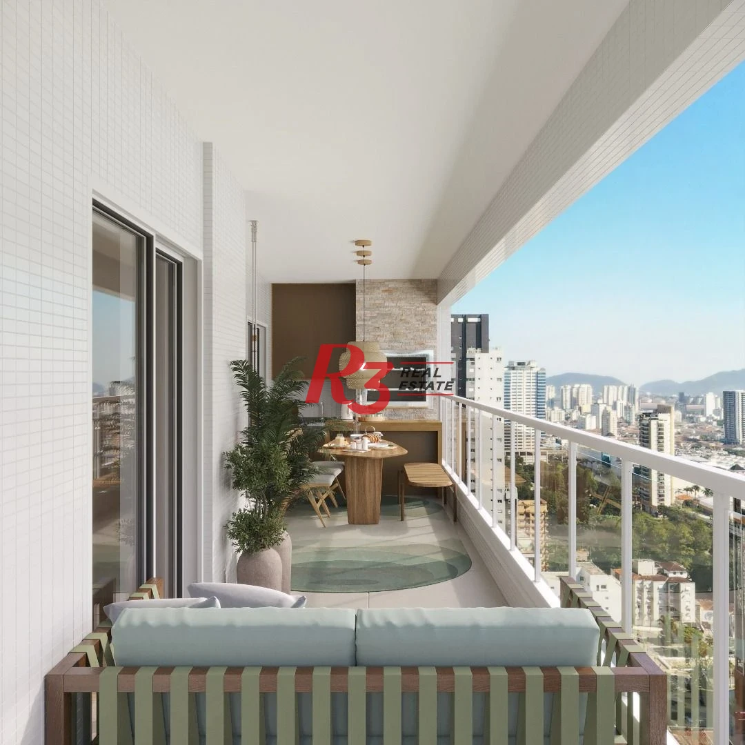 Apartamento BALI com 3 dormitórios à venda, 158 m² por R$ 2.030.000 - Embaré - Santos/SP