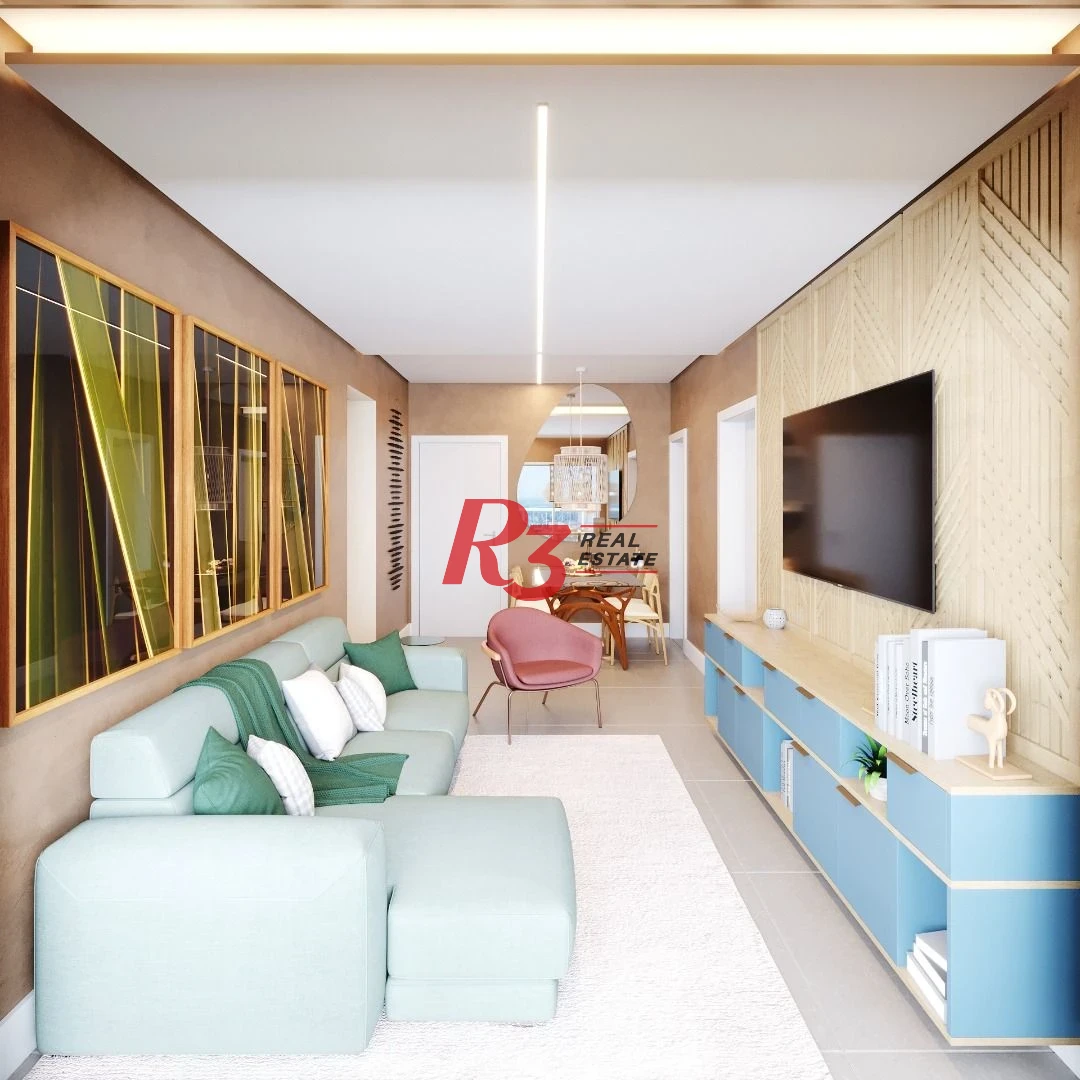 Apartamento BALI com 3 dormitórios à venda, 158 m² por R$ 2.030.000 - Embaré - Santos/SP