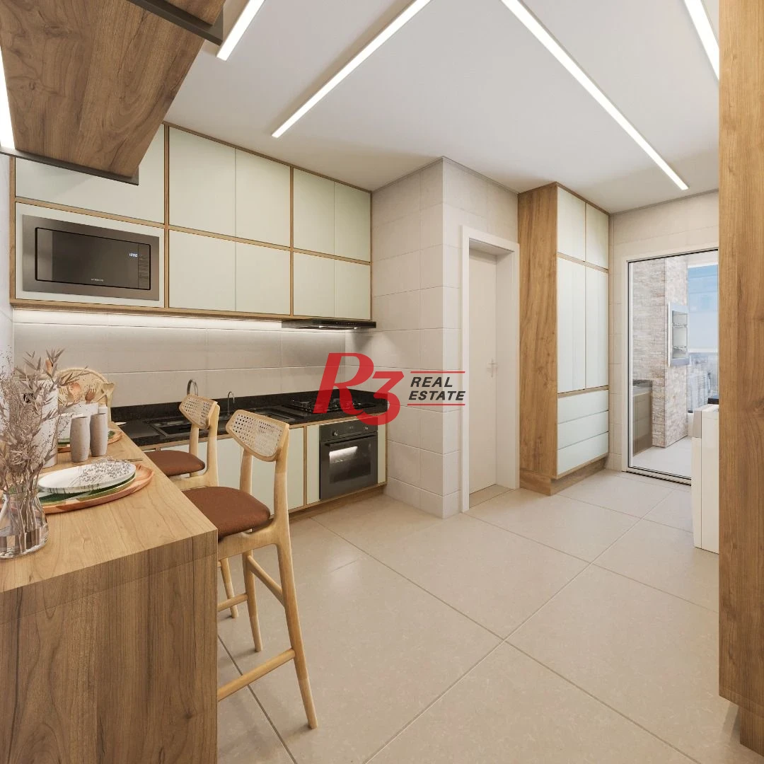 Apartamento BALI com 3 dormitórios à venda, 158 m² por R$ 2.030.000 - Embaré - Santos/SP