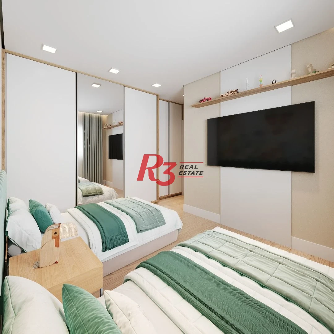 Apartamento BALI com 3 dormitórios à venda, 158 m² por R$ 2.030.000 - Embaré - Santos/SP