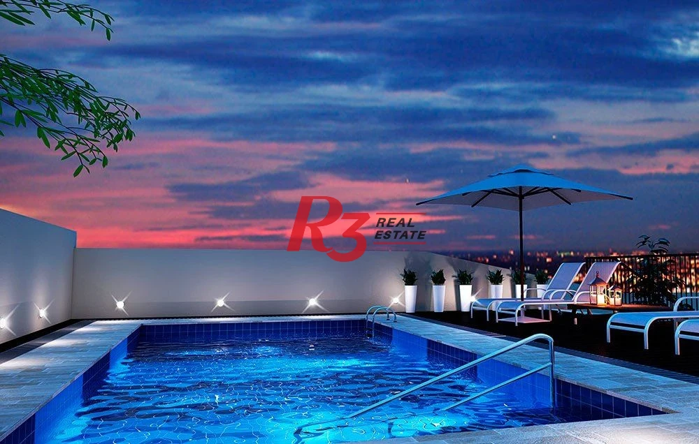 Apartamento Duplex à venda, 128 m² por R$ 1.200.000,00 - Encruzilhada - Santos/SP