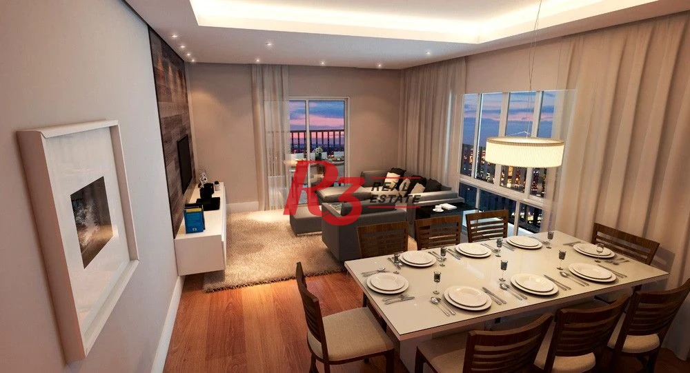 Apartamento Duplex à venda, 128 m² por R$ 1.200.000,00 - Encruzilhada - Santos/SP