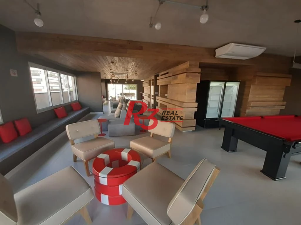 Apartamento com 1 dormitório, 70 m² - venda por R$ 1.150.000,00 ou aluguel por R$ 9.000,00/mês - Embaré - Santos/SP