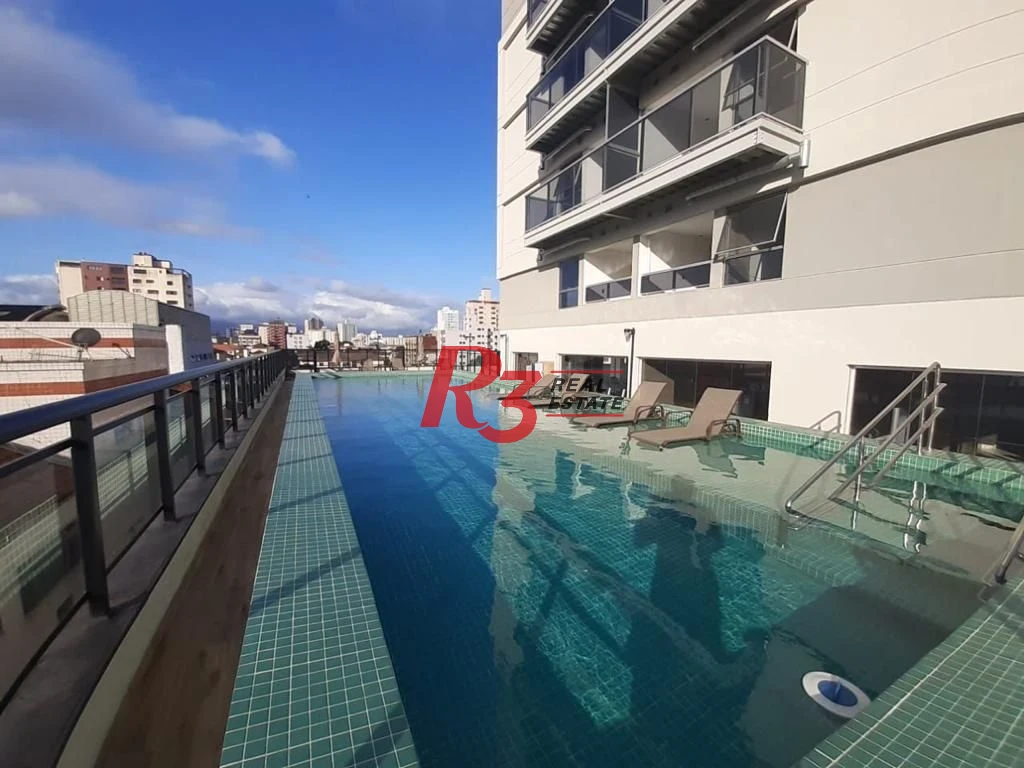 Apartamento com 1 dormitório, 70 m² - venda por R$ 1.150.000,00 ou aluguel por R$ 9.000,00/mês - Embaré - Santos/SP