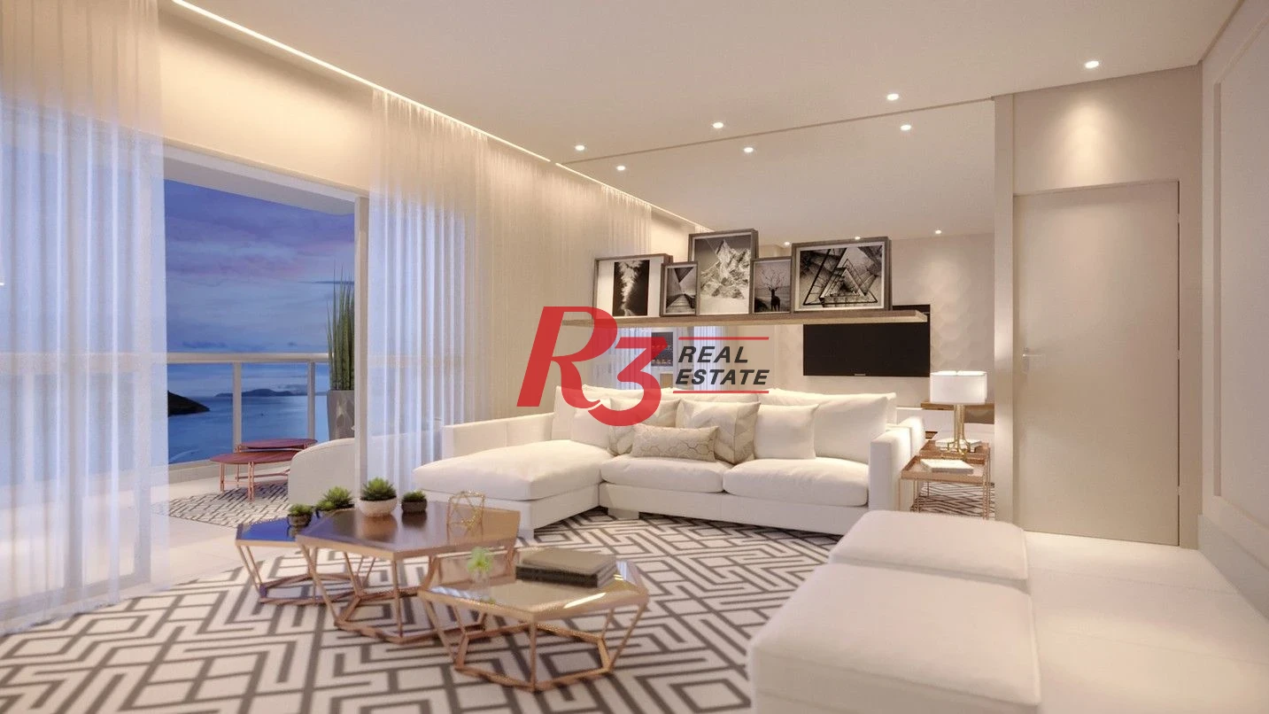 Apartamento com 3 dormitórios à venda, 227 m² por R$ 5.300.000,00 - Ponta da Praia - Santos/SP