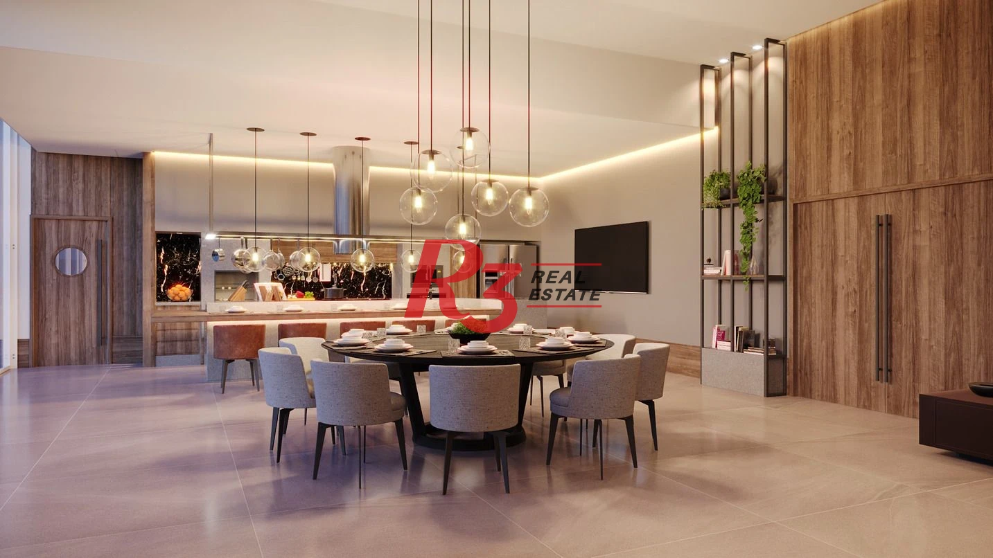 Apartamento com 3 dormitórios à venda, 227 m² por R$ 5.300.000,00 - Ponta da Praia - Santos/SP