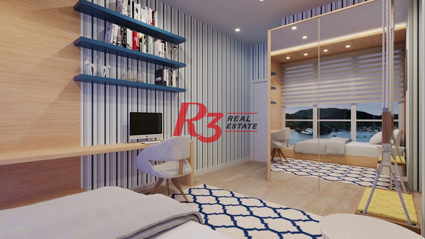 Apartamento com 3 dormitórios à venda, 227 m² por R$ 5.300.000,00 - Ponta da Praia - Santos/SP