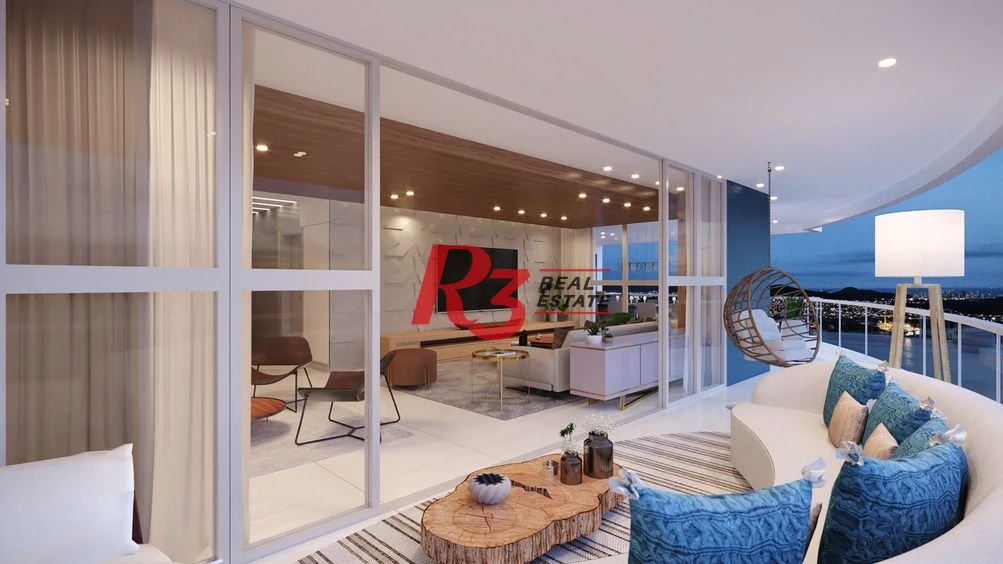 Apartamento com 3 dormitórios à venda, 227 m² por R$ 5.300.000,00 - Ponta da Praia - Santos/SP