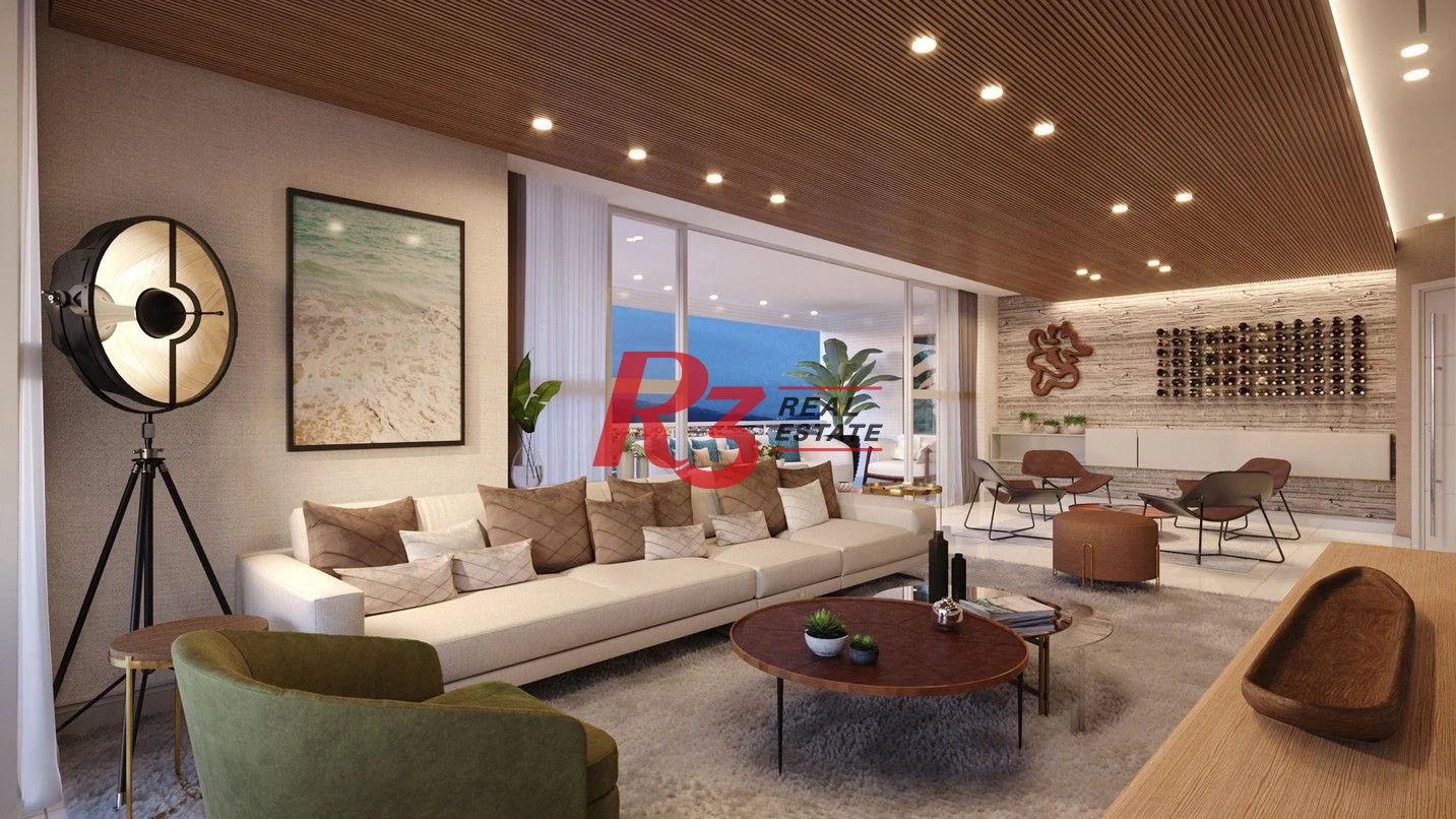 Apartamento com 3 dormitórios à venda, 227 m² por R$ 5.300.000,00 - Ponta da Praia - Santos/SP