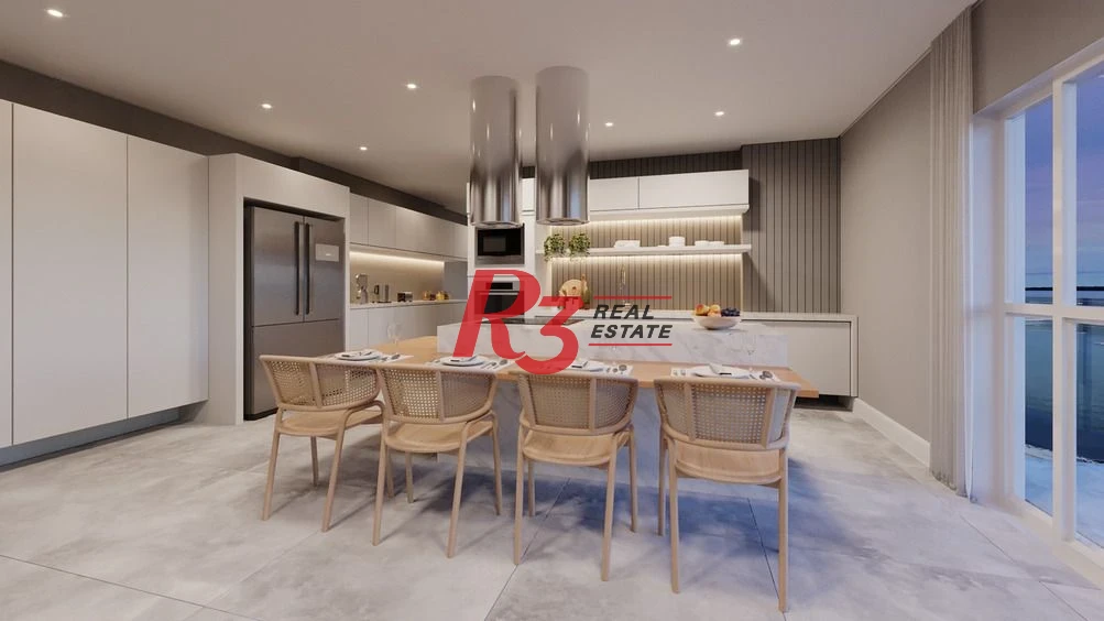 Apartamento com 3 dormitórios à venda, 227 m² por R$ 5.300.000,00 - Ponta da Praia - Santos/SP