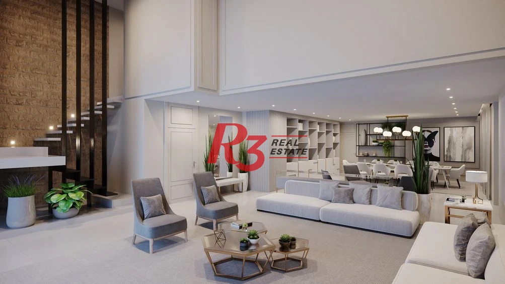 Apartamento com 3 dormitórios à venda, 227 m² por R$ 5.300.000,00 - Ponta da Praia - Santos/SP