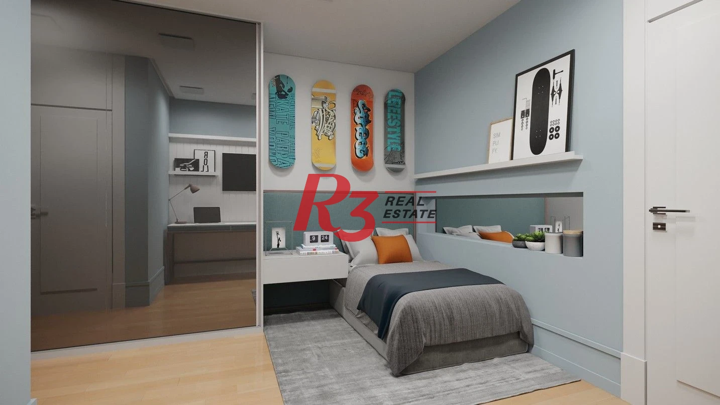 Apartamento com 3 dormitórios à venda, 227 m² por R$ 5.300.000,00 - Ponta da Praia - Santos/SP