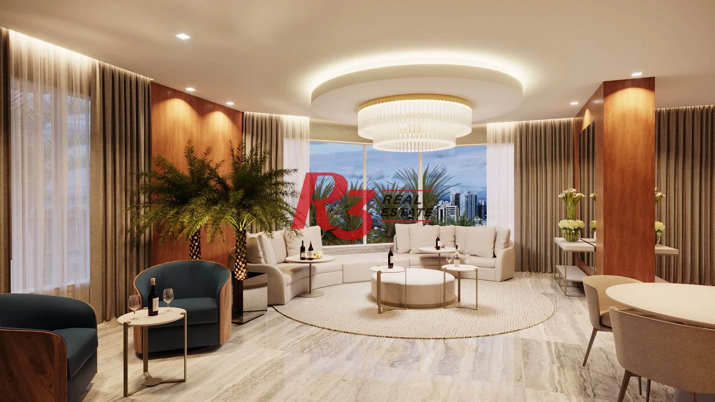Apartamento com 3 dormitórios à venda, 227 m² por R$ 5.300.000,00 - Ponta da Praia - Santos/SP