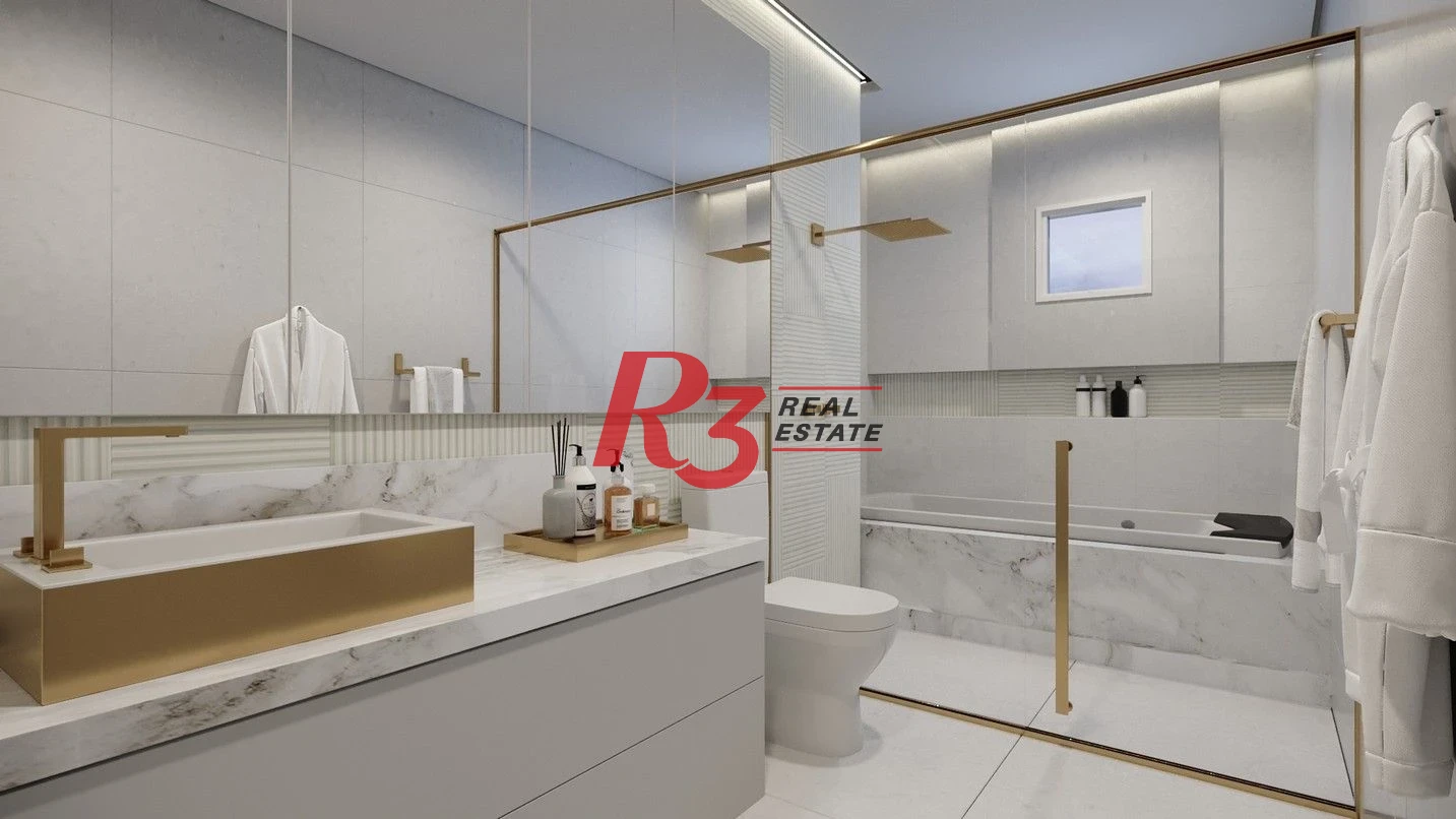 Apartamento com 3 dormitórios à venda, 227 m² por R$ 5.300.000,00 - Ponta da Praia - Santos/SP