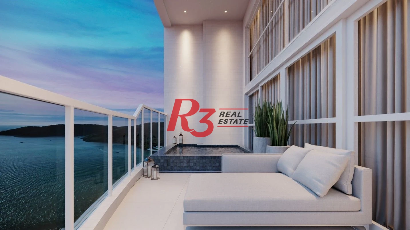 Apartamento com 3 dormitórios à venda, 227 m² por R$ 5.300.000,00 - Ponta da Praia - Santos/SP