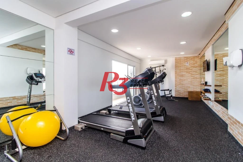Apartamento com 1 dormitório, 44 m² - venda por R$ 650.000,00 ou aluguel por R$ 4.300,00/mês - Ponta da Praia - Santos/SP