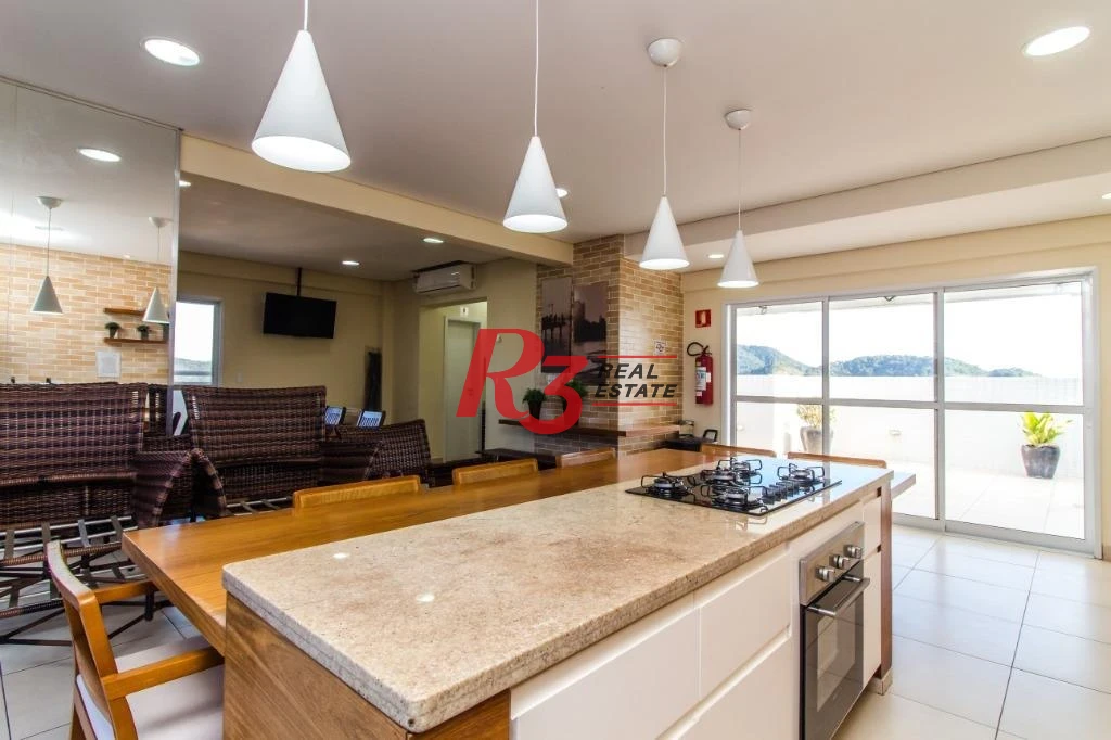 Apartamento com 1 dormitório, 44 m² - venda por R$ 650.000,00 ou aluguel por R$ 4.300,00/mês - Ponta da Praia - Santos/SP