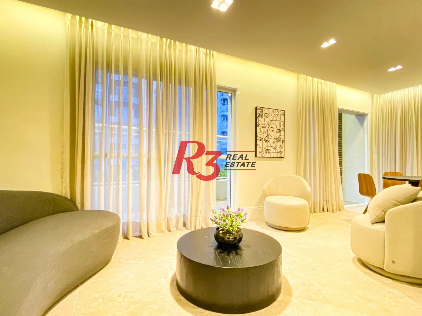 Apartamento para alugar, 94 m² por R$ 8.000,00/mês - Boqueirão - Santos/SP