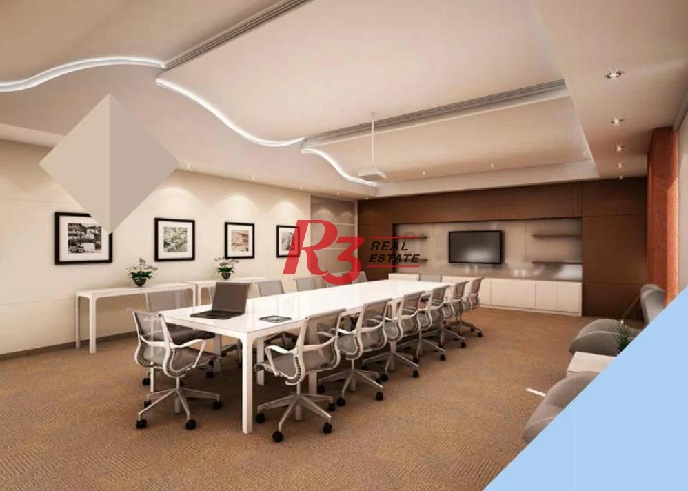 Andar Corporativo, 517 m² - venda por R$ 4.500.000,00 ou aluguel por R$ 34.000,00/mês - José Menino - Santos/SP