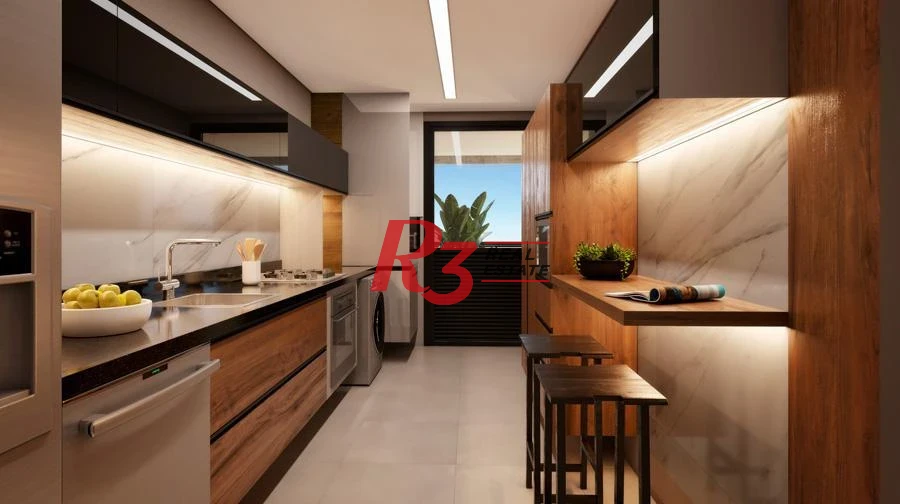 Apartamento à venda, 82 m² por R$ 1.087.800,00 - Aparecida - Santos/SP