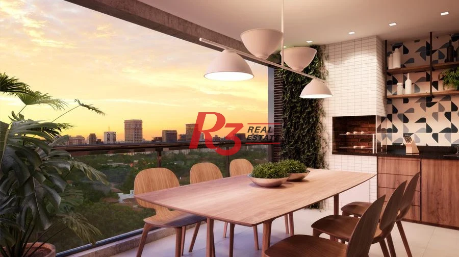 Apartamento à venda, 82 m² por R$ 1.087.800,00 - Aparecida - Santos/SP