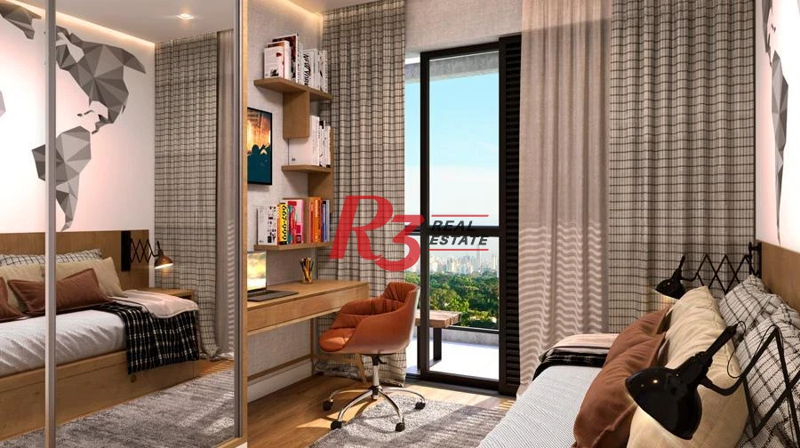 Apartamento à venda, 82 m² por R$ 1.087.800,00 - Aparecida - Santos/SP