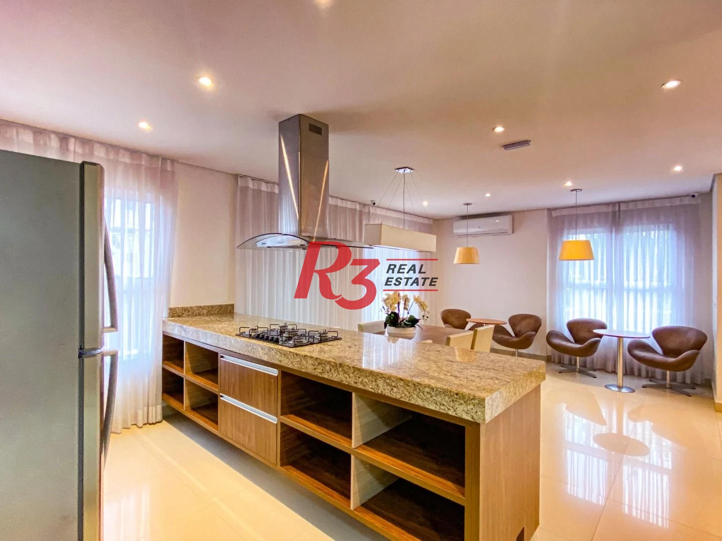Apartamento com 1 dormitório para alugar, 48 m² por R$ 5.000,02/mês - Ponta da Praia - Santos/SP